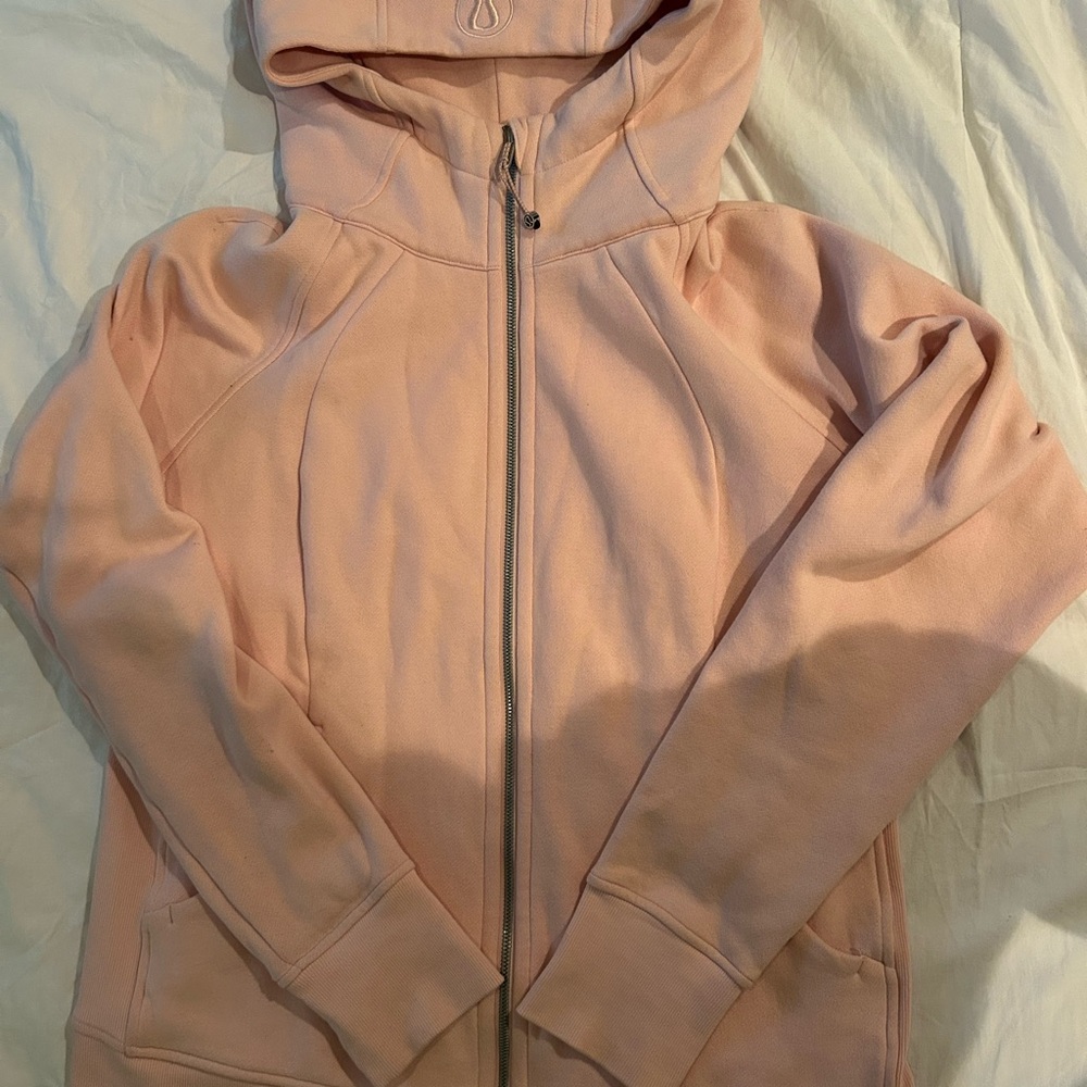 Women's Pink Scuba Hoodie - Picture 2 of 3
